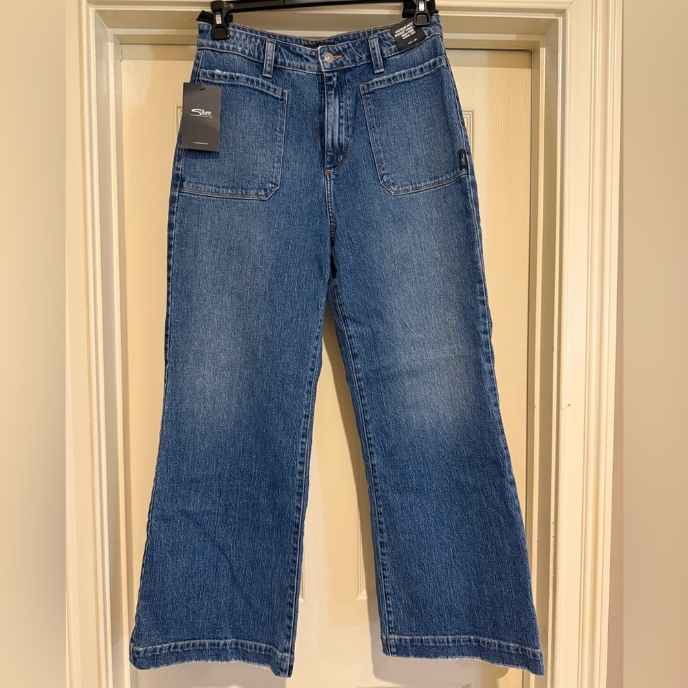 Silver Jeans Co. Vintage Patch Pocket Wide Leg Jeans – High Rise Size W31 L29